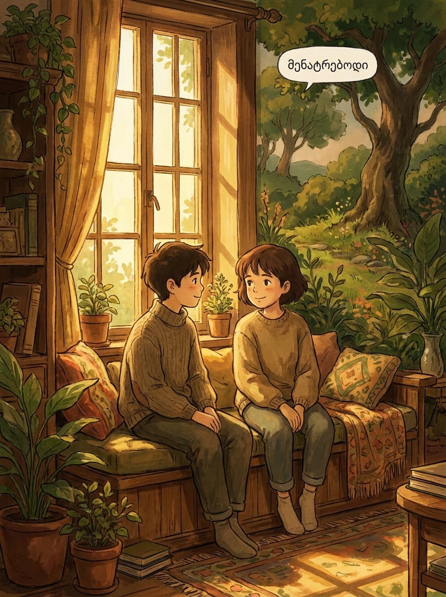 Ghibli comic style sample