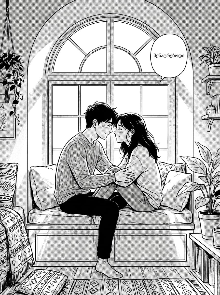 Manga comic style sample